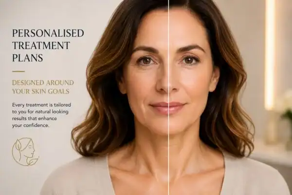 Before and after results of Collagen Lift Therapy Royal Leamington Spa