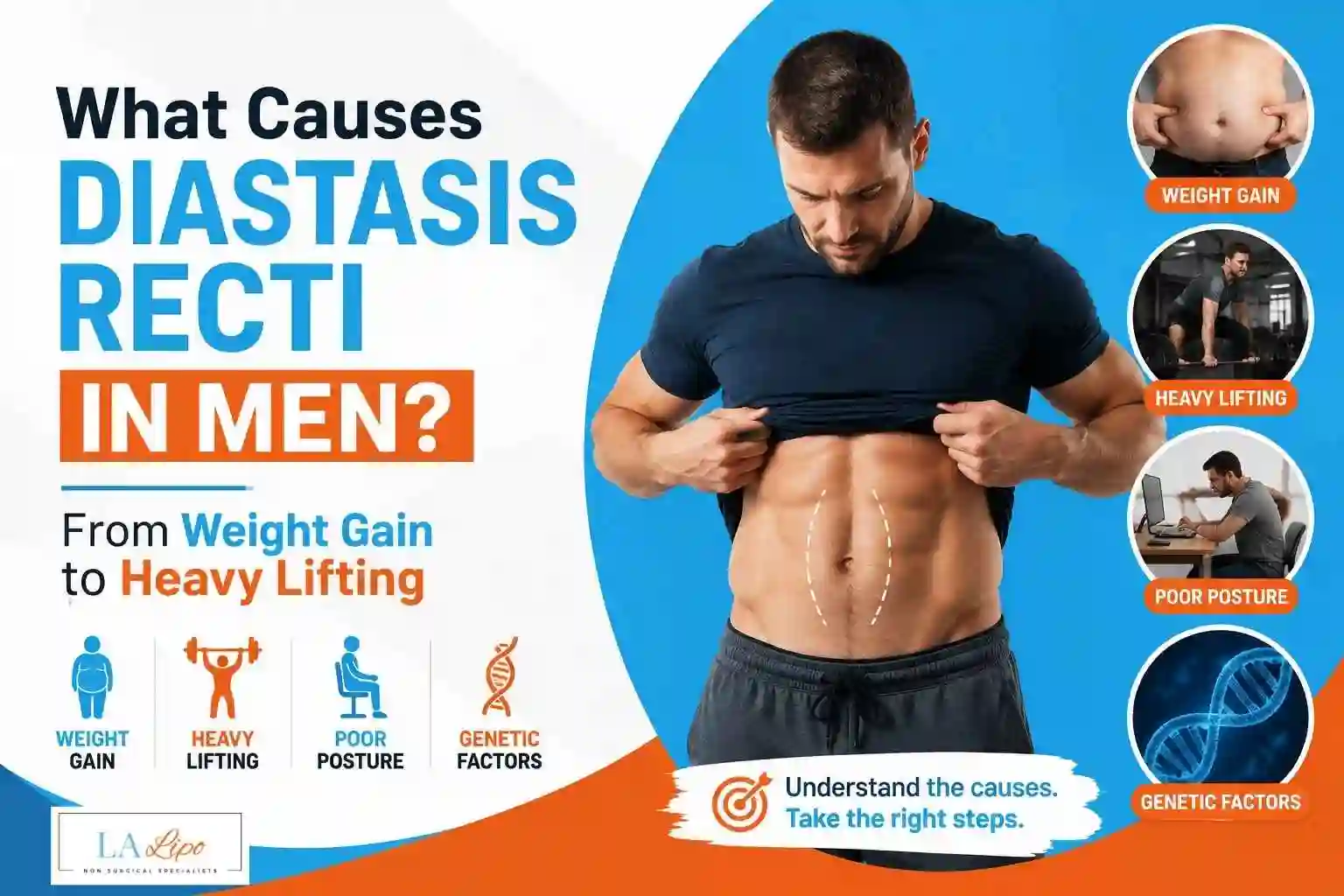 What Causes Diastasis Recti in Men? From Weight Gain to Heavy Lifting Royal Leamington Spa